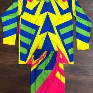 Colorful Geometric Sports Set Jorge Campos
